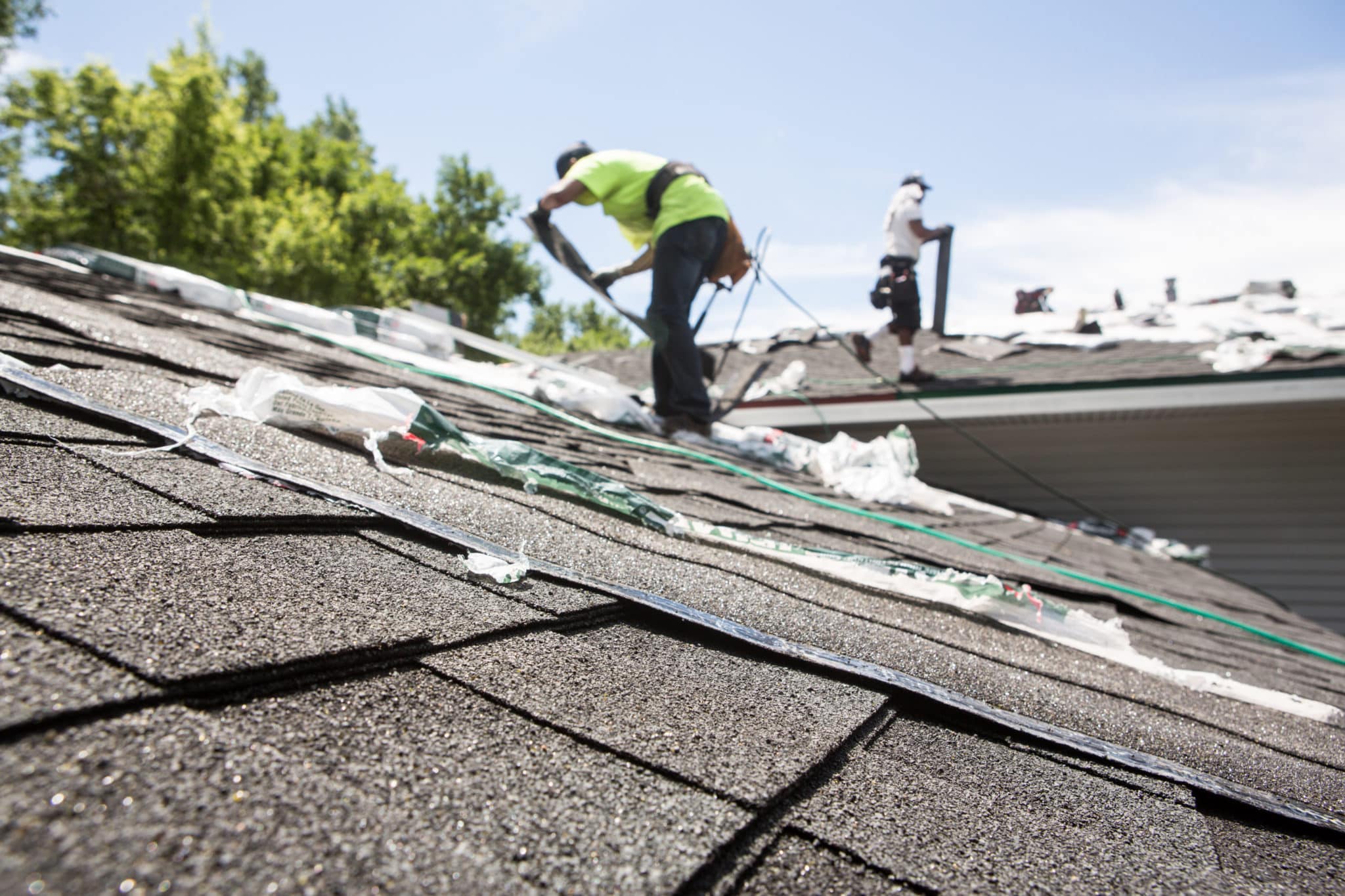 install a new roof 