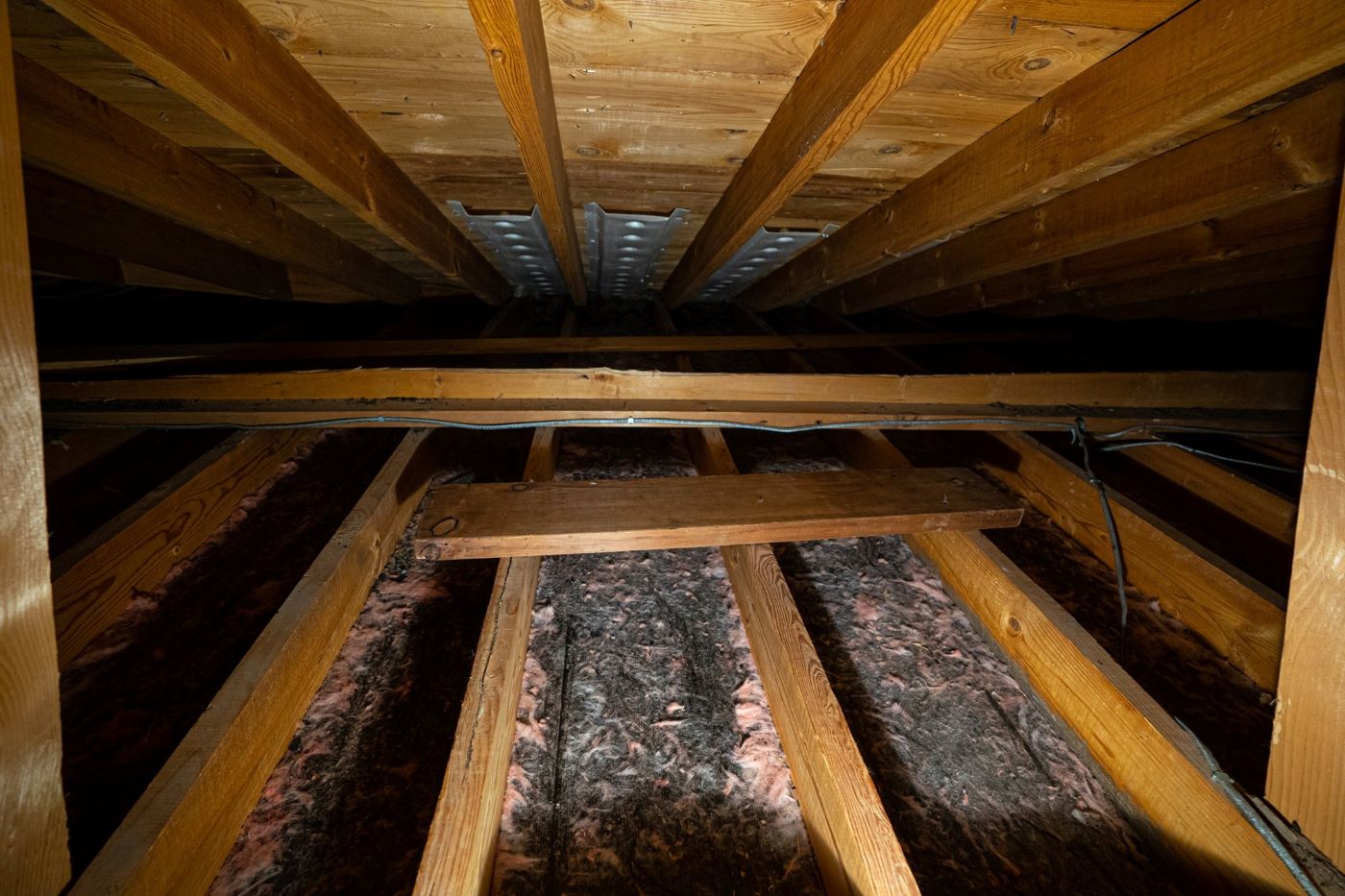 bad attic insulation