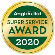 Angie's List Super Service Award 2020.